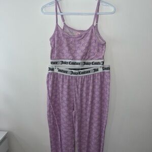 Juicy Couture Lavender Pyjama Set with Logo Waistband